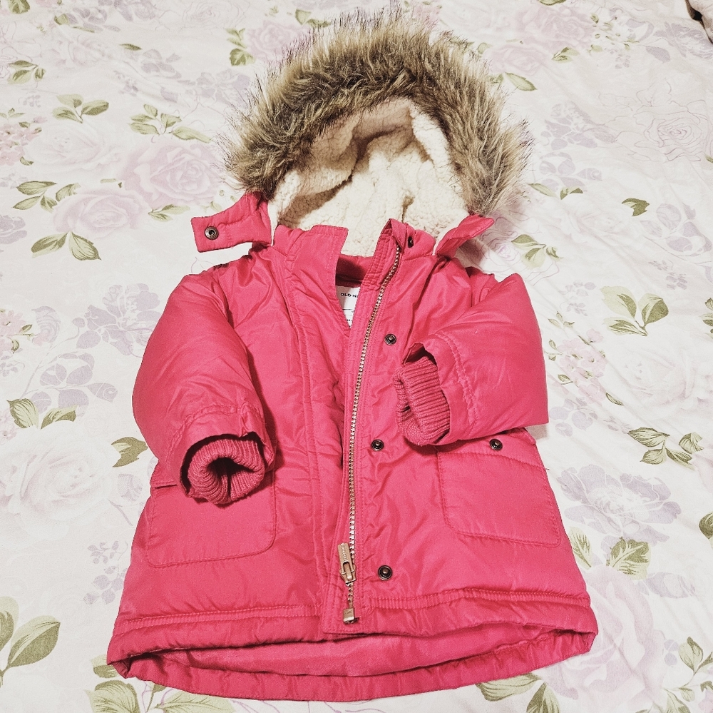 Baby girl old navy winter winter coat